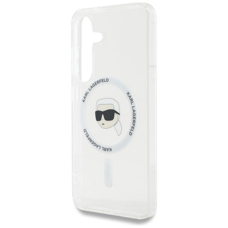 Husa de protectie Karl Lagerfeld IML MagSafe (KLHMS25SHLSKIH) compatibil cu Samsung Galaxy S25, Karl`s Head