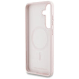 Husa de protectie Karl Lagerfeld Silicone Graffiti MagSafe (KLHMS25SPNYKGRTP) compatibil cu Samsung Galaxy S25, Ikonik Pink