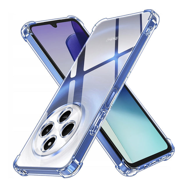 Husa de protectie Techsuit Shockproof Clear Silicone compatibil cu Xiaomi Redmi 14C / Poco C75, Transparent