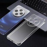 Husa de protectie Techsuit Shockproof Clear Silicone compatibil cu Xiaomi Redmi 14C / Poco C75, Transparent