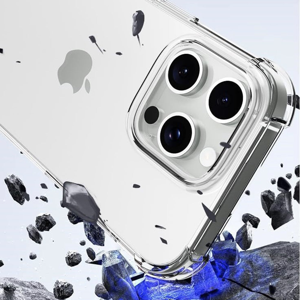 Husa de protectie Techsuit Shockproof Clear Silicone compatibil cu iPhone 16 Pro Max, Transparent