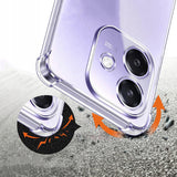 Husa de protectie Techsuit Shockproof Clear Silicone compatibil cu Oppo A40 4G, Transparent