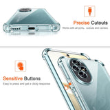 Husa de protectie Techsuit Shockproof Clear Silicone compatibil cu Honor 200, Transparent