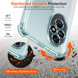Husa de protectie Techsuit Shockproof Clear Silicone compatibil cu Honor 200, Transparent