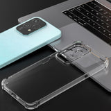 Husa de protectie Techsuit Shockproof Clear Silicone compatibil cu Honor 200 Lite, Transparent