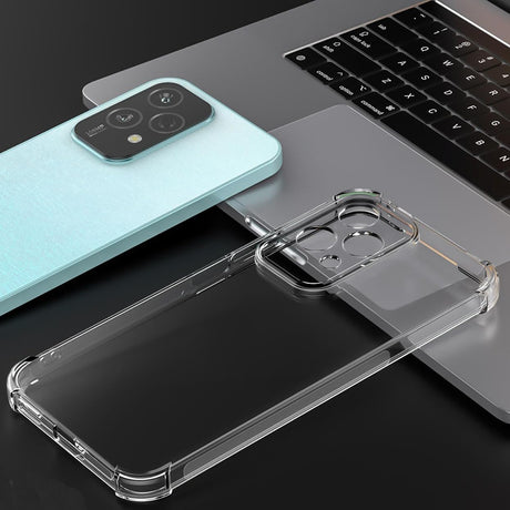 Husa de protectie Techsuit Shockproof Clear Silicone compatibil cu Honor 200 Lite, Transparent