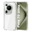 Husa de protectie Techsuit Shockproof Clear Silicone compatibil cu Huawei Pura 70 Ultra, Transparent