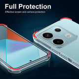 Husa de protectie Techsuit Shockproof Clear Silicone compatibil cu Xiaomi Redmi Note 13 Pro 5G / Poco X6, Transparent