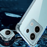 Husa de protectie Techsuit Shockproof Clear Silicone compatibil cu Xiaomi Redmi Note 13 Pro 5G / Poco X6, Transparent