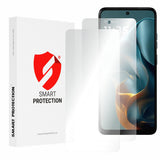 Folie de protectie Smart Protection Premium Classic (set de 2) compatibil cu Motorola Moto G05 / E15, Transparent