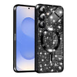 Husa de protectie Techsuit Luxury Glitter MagSafe compatibil cu Samsung Galaxy S25, Negru