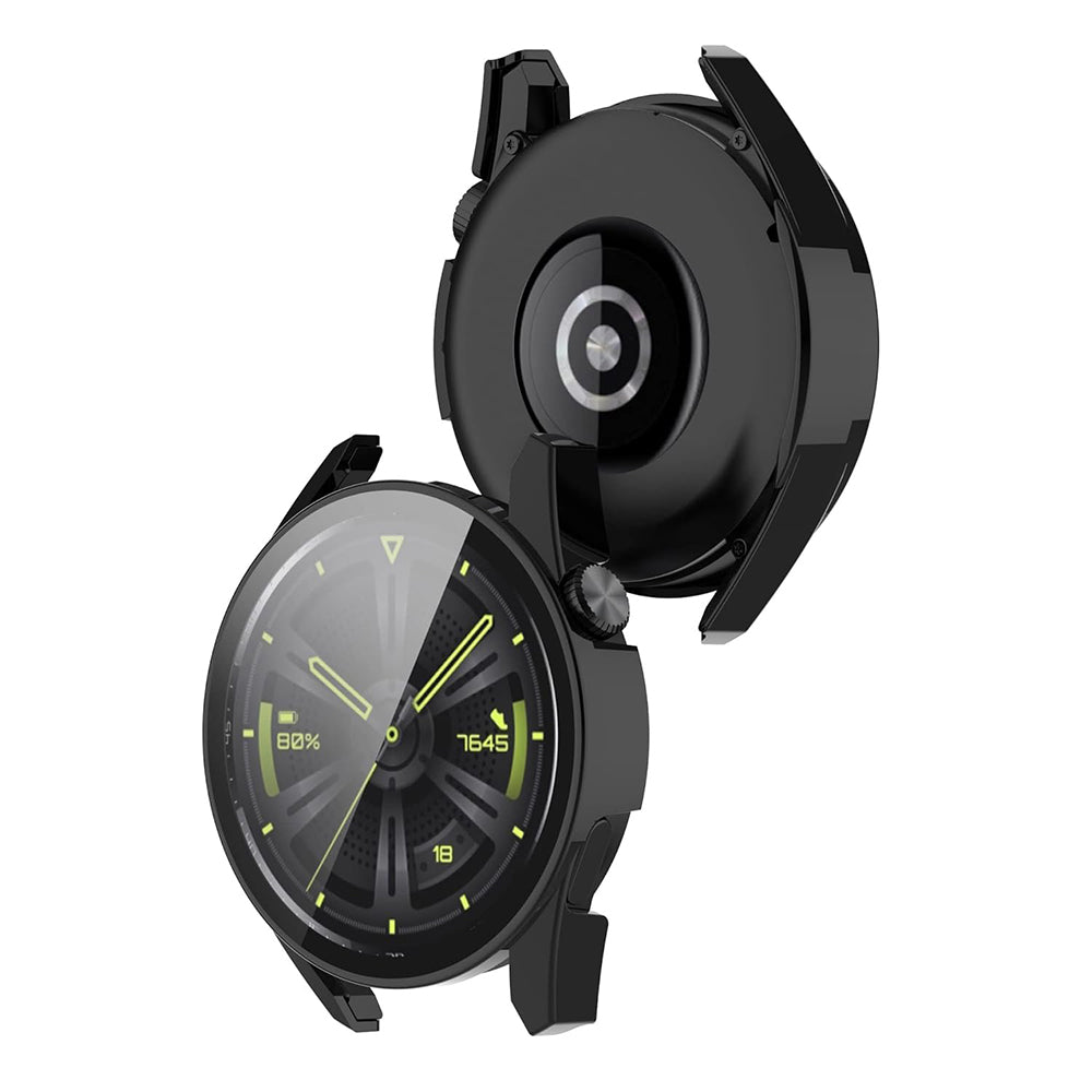 Folie de protectie smartwatch Techsuit Defense360 Pro + Screen Protector compatibil cu Huawei Watch GT 3 (42mm), Negru
