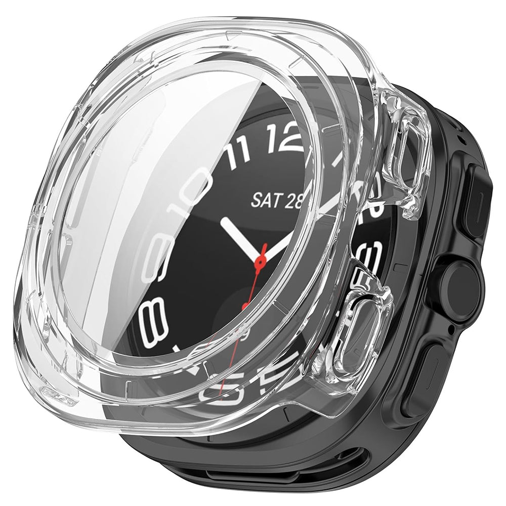 Folie de protectie smartwatch Techsuit Defense360 Pro + Screen Protector compatibil cu Samsung Galaxy Watch Ultra (47mm), Transparent