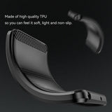 Husa de protectie Techsuit Carbon Silicone compatibil cu Xiaomi Redmi Note 14 Pro 4G, Albastru