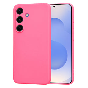 Husa de protectie Techsuit SoftFlex compatibil cu Samsung Galaxy S25, Roz Intens