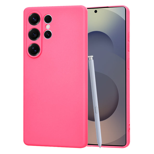 Husa de protectie Techsuit SoftFlex compatibil cu Samsung Galaxy S25 Ultra, Roz Intens