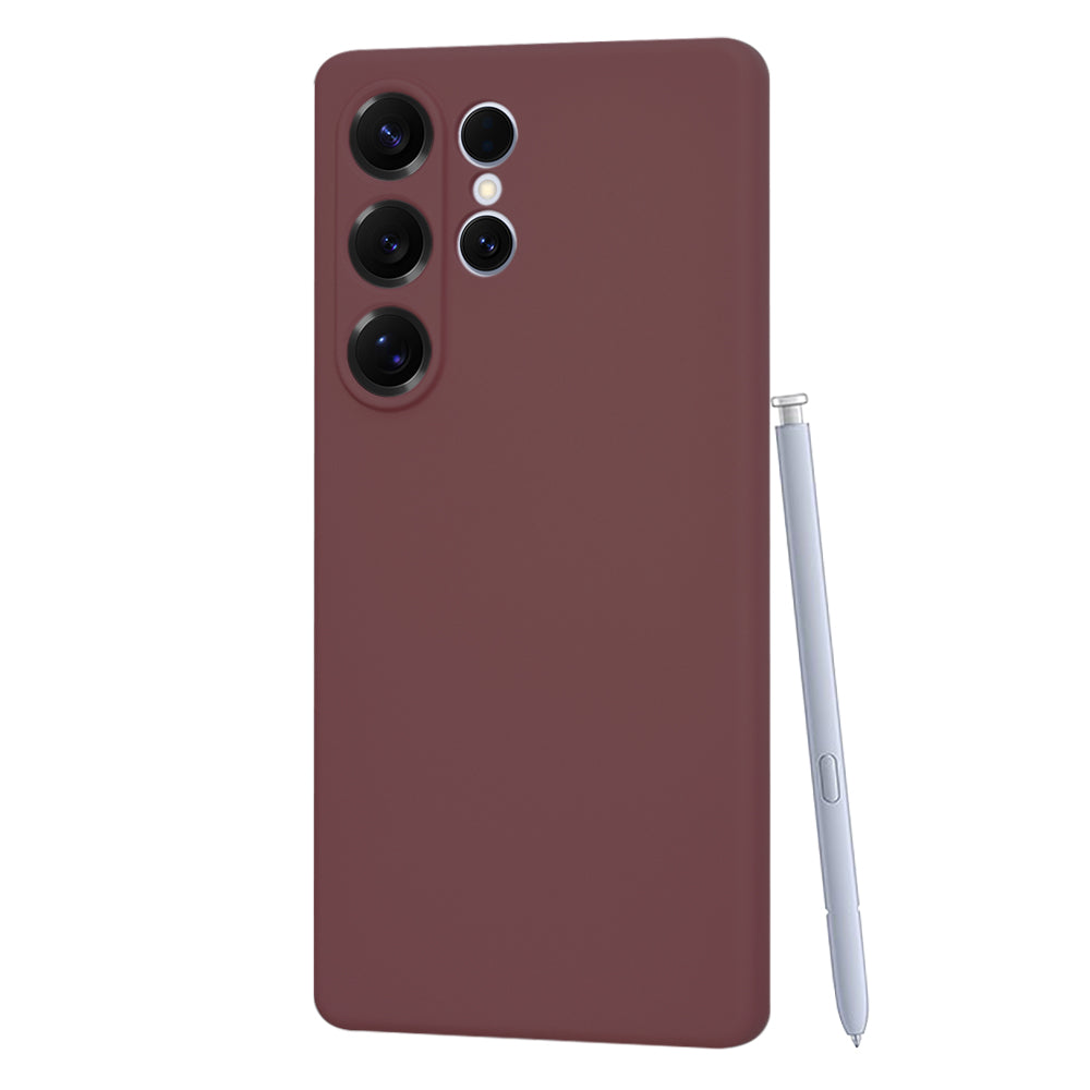 Husa de protectie Techsuit SoftFlex compatibil cu Samsung Galaxy S25 Ultra, Plum Red