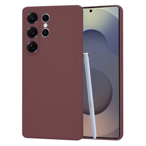 Husa de protectie Techsuit SoftFlex compatibil cu Samsung Galaxy S25 Ultra, Plum Red