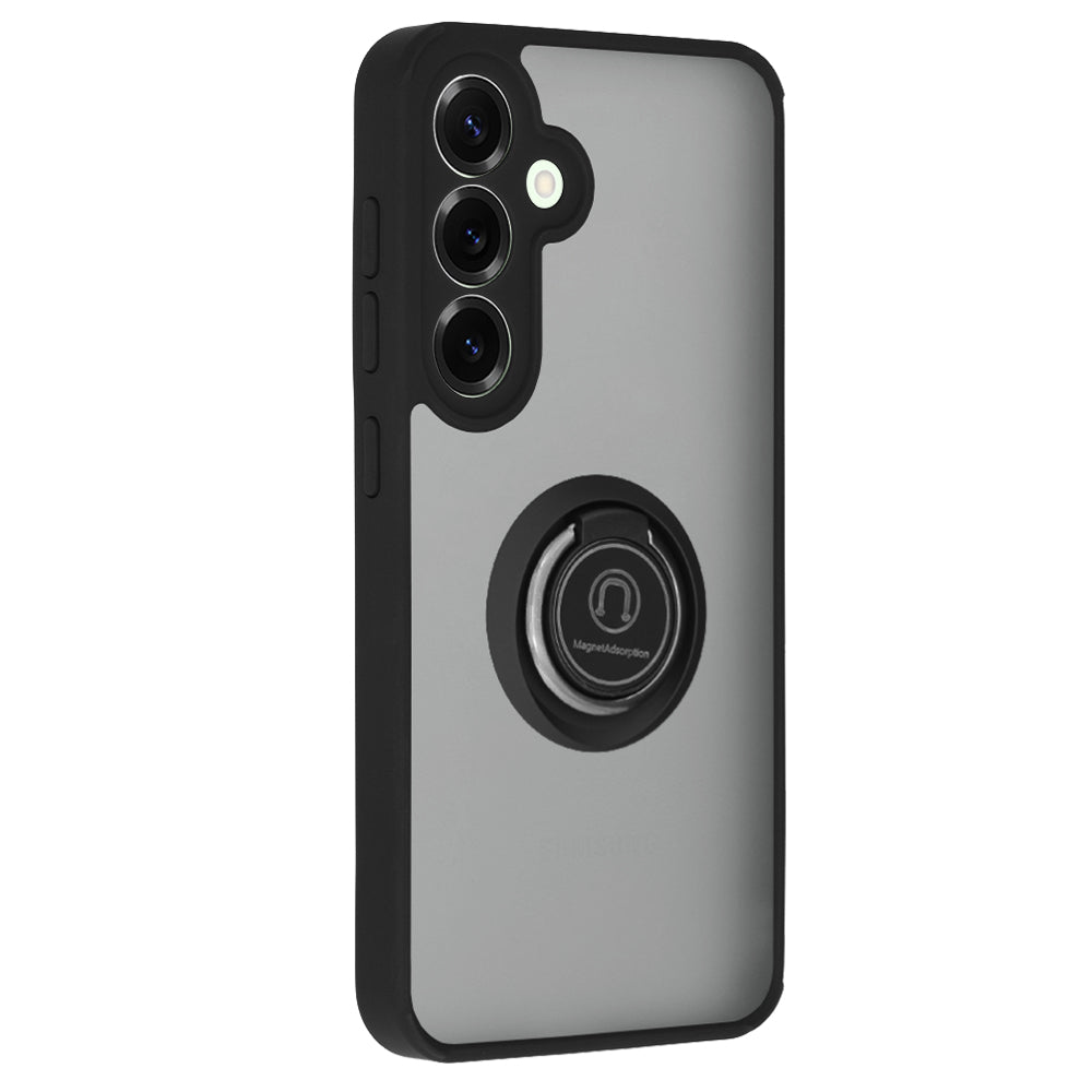 Husa de protectie Techsuit Glinth compatibil cu Samsung Galaxy S25 Plus, Negru