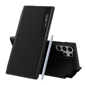 Husa de protectie Techsuit eFold Series compatibil cu Samsung Galaxy S25 Ultra, Negru