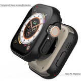 Folie de protectie smartwatch Techsuit Defense360 Pro + Screen Protector compatibil cu Apple Watch Ultra / Ultra 2 / Ultra 3, Negru