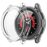 Folie de protectie smartwatch Techsuit Defense360 Pro + Screen Protector compatibil cu Samsung Galaxy Watch5 Pro, Transparent