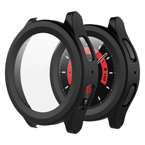 Folie de protectie smartwatch Techsuit Defense360 Pro + Screen Protector compatibil cu Samsung Galaxy Watch5 Pro, Negru