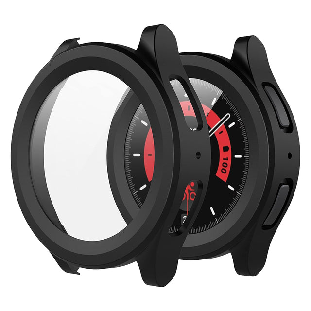 Folie de protectie smartwatch Techsuit Defense360 Pro + Screen Protector compatibil cu Samsung Galaxy Watch5 Pro, Negru