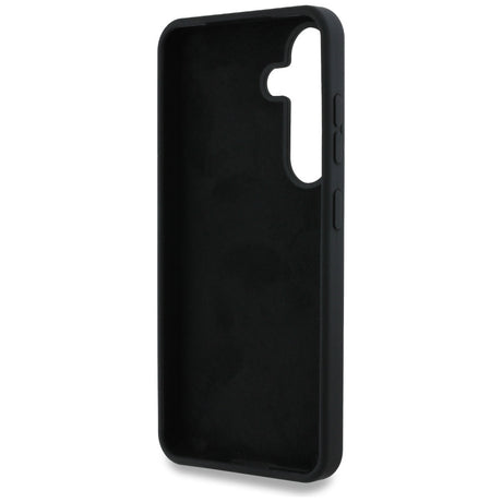 Husa de protectie Guess Silicone 4G Big Metal Logo (GUHCS25SS4SMDK) compatibil cu Samsung Galaxy S25, Negru