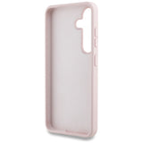 Husa de protectie Guess Silicone 4G Big Metal Logo (GUHCS25SS4SMDP) compatibil cu Samsung Galaxy S25, Roz
