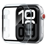 Folie de protectie smartwatch Techsuit Defense360 Pro + Screen Protector compatibil cu Apple Watch 1 / 2 / 3 (38mm), Transparent