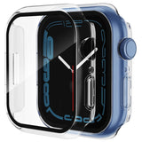 Folie de protectie smartwatch Techsuit Defense360 Pro + Screen Protector compatibil cu Apple Watch 7 (41mm), Transparent