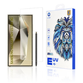 Folie de protectie Lito 3D UV Glass compatibil cu Samsung Galaxy S24 Ultra, Transparent