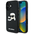 Husă Karl Lagerfeld 3D Design neagră pentru iPhone 16