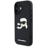 Husă Karl Lagerfeld 3D Design neagră pentru iPhone 16
