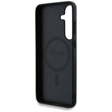 Husa de protectie Guess 4G Circle Classic Logo MagSafe (GUHMS25MP4PGRSGW) compatibil cu Samsung Galaxy S25 Plus, Maro