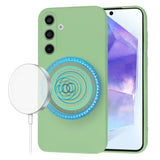 Husa de protectie Techsuit SoftFlex MagSafe compatibil cu Samsung Galaxy A55 5G, Verde Menta
