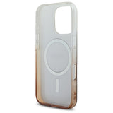 Husa de protectie Guess IML Glitter Gradient MagSafe (GUHMP16LHGRCELW) compatibil cu iPhone 16 Pro, Maro