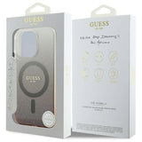 Husa de protectie Guess IML Glitter Gradient MagSafe (GUHMP16LHGRCELW) compatibil cu iPhone 16 Pro, Maro