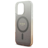 Husa de protectie Guess IML Glitter Gradient MagSafe (GUHMP16LHGRCELW) compatibil cu iPhone 16 Pro, Maro