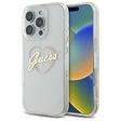 Husa de protectie Guess Hardcase IML Heart (GUHCP16XHCHGSPT) compatibil cu iPhone 16 Pro Max, Transparent