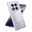 Husa de protectie Techsuit SparkleSkin Series compatibil cu Xiaomi Redmi Note 14 Pro 5G / Poco X7, Transparent