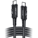 Cablu Acefast C4-03, Type-C to Type-C, 100W, 2m, Negru