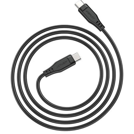Cablu Acefast (C3-03), Type-C to Type-C, 60W, 3A, 480Mb/s, Fast Charging, 1.2m, Negru