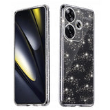 Husa de protectie Techsuit SparkleSkin Series compatibil cu Xiaomi Poco F6, Transparent