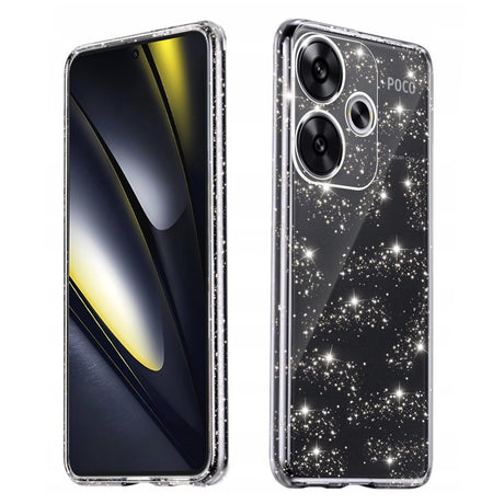 Husa de protectie Techsuit SparkleSkin Series compatibil cu Xiaomi Poco F6, Transparent