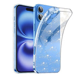 Husa de protectie Techsuit SparkleSkin Series compatibil cu iPhone 16 Plus, Transparent