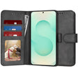 Husa de protectie Techsuit Diary Book compatibil cu Samsung Galaxy S25 Plus, Negru