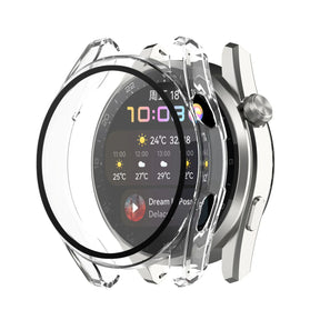 Folie de protectie smartwatch Techsuit Defense360 Pro + Screen Protector compatibil cu Huawei Watch 3, Transparent