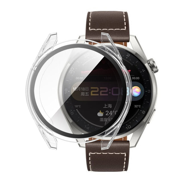 Folie de protectie smartwatch Techsuit Defense360 Pro + Screen Protector compatibil cu Huawei Watch 3 Pro, Transparent